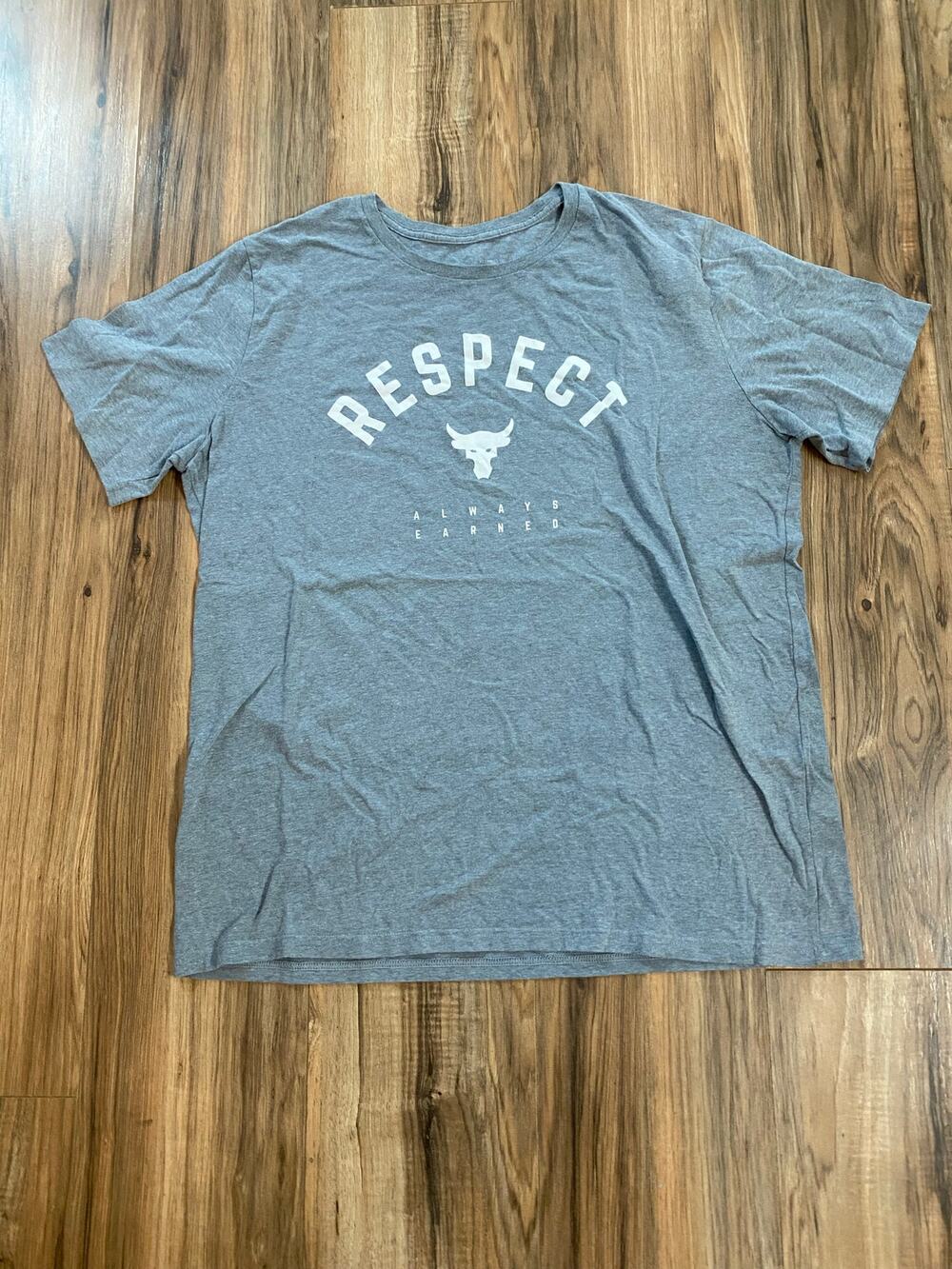 Under Armour Project rock Mens respect shirt SZ XL